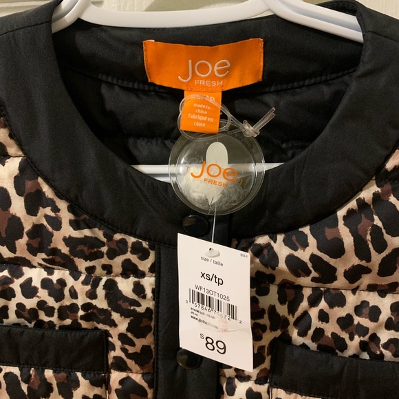 Leopard Print lightweight puffer Jacket - Picture 3 of 4